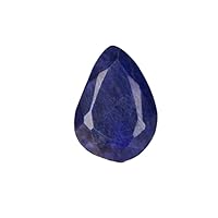 Faceted Blue Sapphire Gem 9.20 Ct Pear Cut Sapphire Certified Sapphire Loose Gemstone for Jewelry