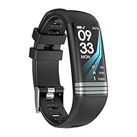 New Fitness Bracelet Heart Rate Monitor Smart Band Watch Multi-Sport Mode for iPhone Android (Black)