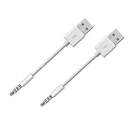AGPTEK 3.5mm USB Charger Cable, USB Data Sync Cord, Compatible with  Swimming MP3 Player, iPod Shuffle, Headphones, Speakers, Voice Recorder and  Any
