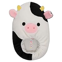 Squishmallows KellyToy Kids Slippers Plush (Connor Cow (Size 4/5))
