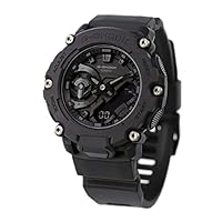 Casio G-SHOCK GA-2200BB-1ADR Analog Digital GA-2200 Series Quartz Men's Watch, Black, Black, Modern