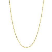 14k Gold Nautical Ship Mariner Anchor Chain Necklace Jewelry for Women in White Gold Yellow Gold Choice of Lengths 16 18 20 22 24 and 0.95mm 1.25mm