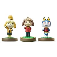 3 Pack Set Digby/Rover/Isabelle Winter ( Animal Crossing Series) for Switch - Switch Lite - WiiU - 3DS - (Bulk Packaging)