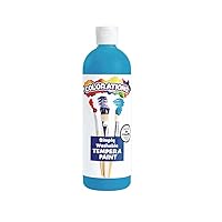 Colorations - WSTTU Washable Tempera Paint, 16 fl oz, Turquoise, Non Toxic, Vibrant, Bold, Kids Paint, Craft, Hobby, Fun, Art Supplies