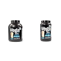 Vega Premium Sport Protein Vanilla Protein Powder, Vegan, Non GMO & Premium Sport Protein Vanilla Protein Powder, Vegan, Non GMO