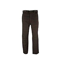 Adirondack Plaid Charcoal Heavyweight Outdoor 100% Rugged Wool Hunting and Shooting Pants to Size 52 Made in Canada (44