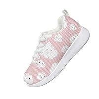 Children's Sneakers Boys and Girls Round Front Lace-Up Shoes Light and Comfortable for Indoor and Outdoor Sports
