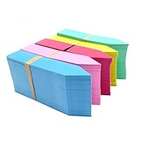 500 Pcs 5 Colors 2X10CM Plastic Waterproof Garden Plant Tags Nursery Garden Labels Markers Plant Stakes,Box of 500