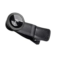 Mobile Phone Lenses Phone Fisheye Lens 3 In1 Wide Angle Fish Eye Macro Lenses Clip-On Universal Lens Black
