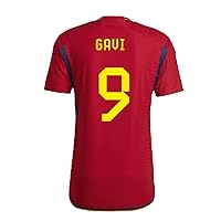 Spain 2022/23 YOUTH Home Soccer Jersey GAVI #9 (M)