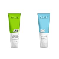 Acure Conditioner Removes Buildup, Boost Shine, Replenishes Moisture Lemongrass 8 Fl Oz & Shampoo Increases Volume, Boosts Fine & Limp Strands Mint & Echinacea 8 Fl Oz