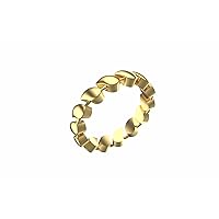 Natural Gold Ring In 14k Solid Gold Ring For Women And Girls Leaf Design Gold Twig Ring Leaf Ring Width 3.75MM