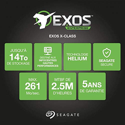 Seagate Enterprise Capacity 3.5 HDD V.6 (Helium) Hard Drive 10 TB SAS 12Gb/S (ST10000NM0226)