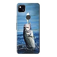 R1594 Bass Fishing Case Cover for Google Pixel 4a