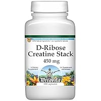 Terravita D-Ribose Creatine Stack - 450 mg (100 Capsules, ZIN: 513915)