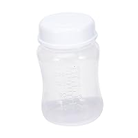 ERINGOGO 4pcs Breast Milk Storage Bottle Glass Milk Bottle Breastmilk Storage Container Glass Container Terrarium Wide Breastmilk Storage Bottle Travel Baby Bottle Pp Leakproof