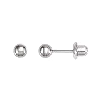 Inverness 4 mm Bezel Titanium Piercing Earrings Clear cristal, Sterile Hypoallergenic for Sensitive Ears. Packaged in sterile, tamper-resistant cassettes.