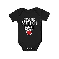 Tstars I Have the Best Mom Ever Infant Bodysuit Gift for New Mother Awesome Sons Come from Amazing Moms Newborn Mother's Day Baby Boy Girl Outfit