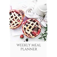 WEEKLY MEAL PLANNER: Weight Loss Journal Diary Notebook After Pregnancy Food Planner & Shopping list Menu Food Planners for busy mums women (110 Pages, Interior Design, 6 x 9)