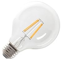 Feit Electric BPG2540/950CA/FIL/RP 40W EQ DM Globe LED Light Bulb