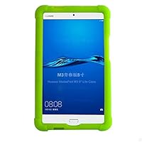 Case for Huawei MediaPad M3 Lite 8 Tablet CPN-AL00 Cover CPN-W09 CPN-L09 8.0 Inch Tablet Silicone Rugged Case Green