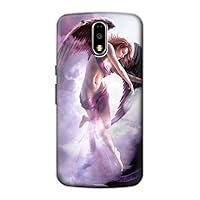 R0407 Fantasy Angel Case Cover for Motorola Moto G4, G4 Plus