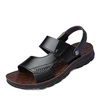 Men's Open Toe Sandals 2023 Sandals Men Beach Shoes Casual Holiday Shoes Thick-soled Comfortable Breathable Non-slip Slippers