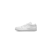 Jordan Mens Air Jordan 1 Low 553558 136 - Size 9.5 White/White-White