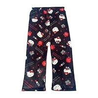 Women'S Cartoon Anime Pajama Pants Flannel Comfy Pajama Cute Cat Casual Long Pants Bottoms