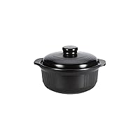 MEIYITIAN Stew Pot Casserole Dish Casserole Dishes with Lids - Household Heat-Resistant Open Flame Ceramic Clay Pot Gas Porridge Soup Stew Pot
