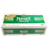 (5) Five Boxes of Premier Menthol - 100mm Cigarette Tubes