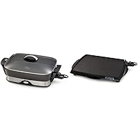 Presto 16-inch Electric Skillet and Tilt 'n Drain Big Griddle