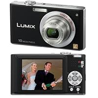 Panasonic Lumix DMC-FX35K 10MP Digital Camera with 4x Wide Angle MEGA Optical Image Stabilized Zoom (Black)