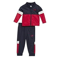 PUMA Toddler Boys 2 Piece Tricot & Jogger Set Athletic Tops Casual Jacket - Blue