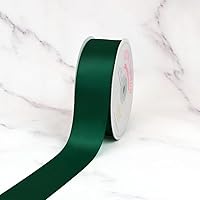 Creative Ideas Solid Satin Ribbon, 1-1/2-Inch by 50 Yard, Hunter Green, Solid