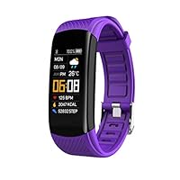 Smart Watch Heart Rate,The Weather,Blood Pressure,Calories,Step Counting,C5S Smart Watch for Android Phones and iPhone Compatible 2022 (Purple)