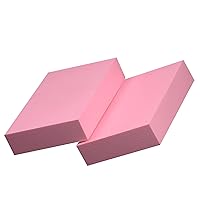 Pink Resin Board Block Sheet 60mm x 50mm x 100mm, 2Pcs for CNC, Laser Cutting, Wood Burning & DIY as Mold Model from Bopaodao
