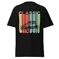 I’m Not Old I’m Classic Funny Car Graphic Retro Style Unisex Heavy Cotton Men & Women T-Shirt Black