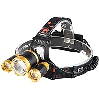 Head Lamp LZRDZSW USB Rechargeable LED Head Torch, Head Torches 2000 Lumens, 90 Degree Adjustable Led Headlamp,for Running, Fishing, Outdoor Camping, Hiking, Kids for Adults, Camping, Outdoors
