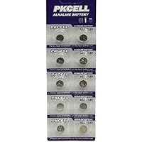 BlueDot Trading 10 AG2 396A LR726 Button Cell Batteries for Watches, Calculators, Hearing Aids, and Many Other Electronic Devices, Packaging May Vary, 10 Count