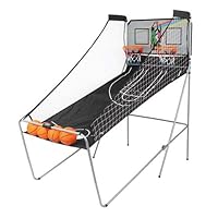 Home Dual Shot Basketball Arcade Game,Double Electronic Basket Shooting 2 People with 4 Balls