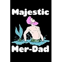 Majestic Mer-Dad: Blood Pressure tracker Journal 190