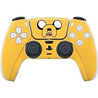 Skinit Decal Gaming Skin Compatible with PS5 Controller - Officially Licensed Adult Swim Adventure Time Jake The Dog Design