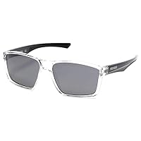 Harley-Davidson Men's Modern Square Sunglasses, Clear, 59-16-145