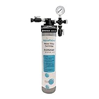 Scotsman AP1-P AquaPatrol Plus Single Water Filtration System for Ice Makers and Beverage Equipment, NSF, Silver