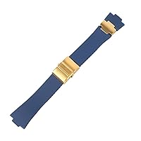 Watchband Bracelet Silicone Watch Band For Ulysse-Nardin MARINE Waterproof Rubber Watchstrap Sports 25 * 12mm Man Watches Sport