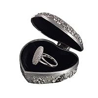 Genuine 925 Sterling Silver Twilight Women's Ring Micro Pavé Zircon Ring with a Jewelry Heart Box, Breaking Dawn Bella Swan engagement ring (10)