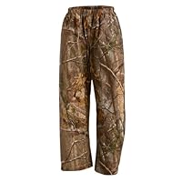 Onyx-Arctic Shield-X-System Men's Quilted Lined PVC Camo Rain Pant - Adult (Realtree All Purpose camo Pattern