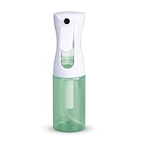 Continuous Water Mister Spray Bottle for Hair - Continuous Spray Nano Fine Mist Sprayer - Empty Spray Bottle - Reusable Beauty Spray Bottle - Cleaning, Hairstyling & Plants - 5oz/150ml (Green)