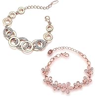 Frienemy Presents Opal Collection Circles of Love Designer Charm Bracelets for Women and Girls #Sr-1541#Frienemy-1541